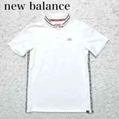 未使用級　New Balance Golf ゴルフ 総柄 ポロシャツ サイズ5のサムネイル