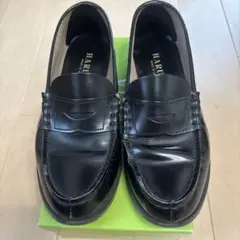 ハルタ ローファー 本革 25EE レディース HARUTA 304 黒 ②