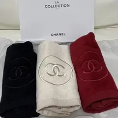 【新品未使用】CHANEL シャネル ハンドタオル 3枚セット ノベルティ