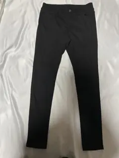 裏起毛　ブラック スキニーパンツ 前後ポケット付き　防寒新品タグなし