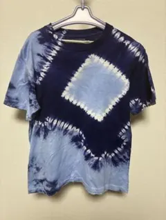 BLUE BLUE ナチュラルインディゴ 藍染Tシャツ ユニセックスSハリランのサムネイル