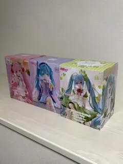 【一部箱キズ有り】初音ミク フィギュア 3体セット