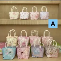 ミニ紙袋　ハンドメイド　桜　【A】 デザインペーパー