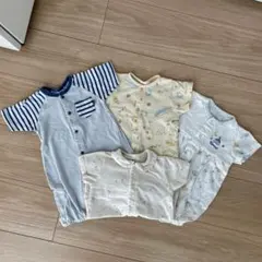 半袖　ロンパース　4枚セット　50〜60サイズ