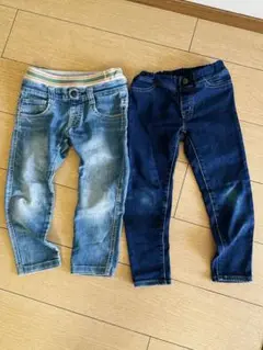 110サイズのGパン2枚セット まとめ売り