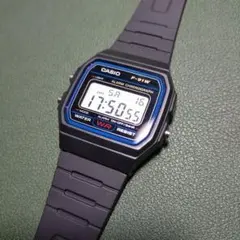 CASIO F-91W デジタル腕時計 ブラック