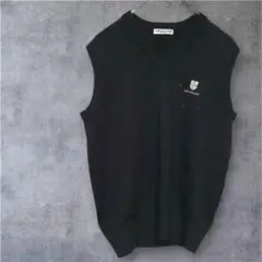 ダンロップ　タンクトップ　セーター Vネック　L メンズ　秋冬