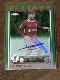 99枚限定　エリオット　サインカード　リヴァプール