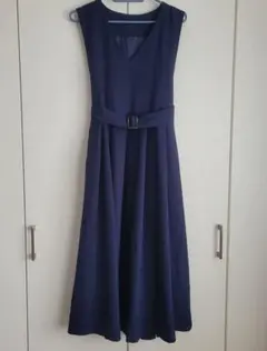 ジュノア ノースリーブ ロングワンピース