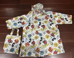 値下げ中　ミッキーマウス キッズレインコート 100サイズ