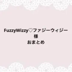 FuzzyWizzy♡ファジーウィジー様おまとめページ