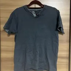 ダークグレー コットン Tシャツ M
