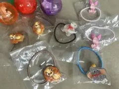 Disney Twinkleゴム レディガシャポンバンダイディズニーヘアゴム７本