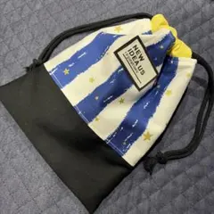 ハンドメイド　星ストライプボーダー　男の子　給食袋