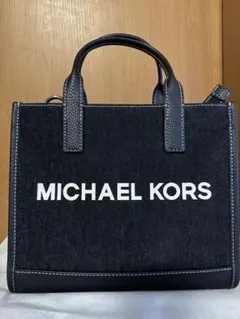 MICHAEL KORS トートバッグ ブラック/デニム