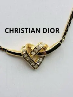 Dior ネックレス ゴールド ハート型 希少