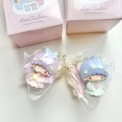 2種♡シークレットキーホルダー リトルツインスターズ 星空のエンジェルデザイン