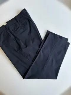 UNIQLO メンズ スラックス 無地 紺 ユニクロ W82cm／L73cm