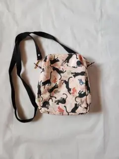 猫柄スマホショルダーバッグ