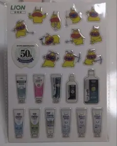 LION ライオン　50周年記念 ステッカー シール 非売品のサムネイル