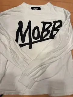 MOBB ロゴプリント Tシャツ Sサイズ ホワイト