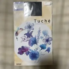 Tuché ブラック メッシュ ストッキング M-L