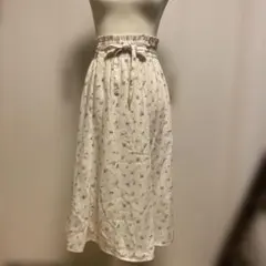 MAJESTIC LEGON 花柄 ロングスカート ウエストゴム M