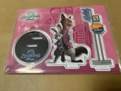 ズートピア2 ハッピーくじ　G賞アクリルスタンド　　ニック　ジュディ