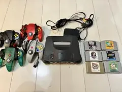 NINTENDO64 本体 コントローラー、ソフト付き（動作確認済）