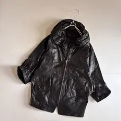 韓国 ラムレザー 羊革 ドルマン ジャケット Lサイズ