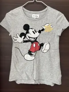 GAP ミッキーマウス Tシャツ グレー130cm(M8)