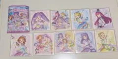 アイカツプリパラ　サイン色紙コレクション　9枚　シークレット入り