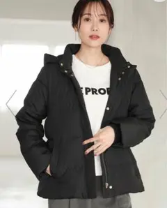 グローバルワーク　ウツクシルエット撥水ダウンフードブルゾンMサイズ