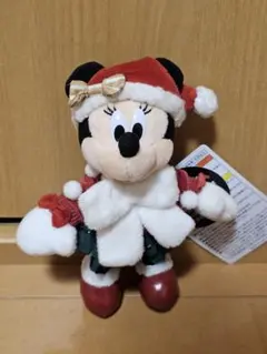 ミニー クリスマスディズニー 2025 ぬいぐるみバッジ