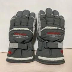 DESCENTE スキーグローブ ジュニアサイズ グレー