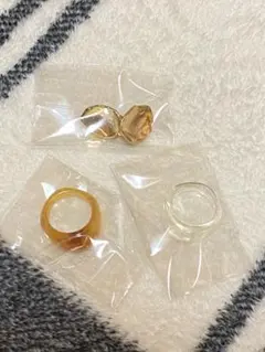 スリーコインズ　リング　ピアス　まとめ売り