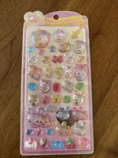 フワフワらびちゃん　うるちゅるポップシール