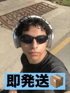 スポーツ サングラス Y2K 平成 テック系 モード ストリート ブラックのサムネイル