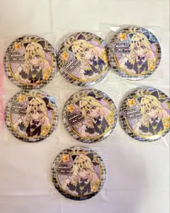 しゅごキャラ 花やしき ガラポン B賞 ハート型缶バッジ 歌唄 6個