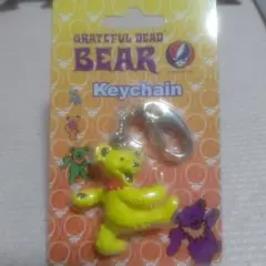 グレイトフルデッド　ダンシングベア　イエロー　キーチェーン