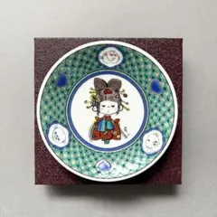 九谷焼　青郊窯　水森亜土　小皿　4枚 九谷焼 青郊窯 水森亜土 小皿 キモノ - メルカリ