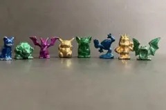 レア　レトロ　ポケモン メタルコレクションシリーズのプラスルのフィギュア ポケモン メタルコレクション フィギュア他セット ゴールド/ブロンズ