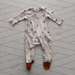 organic zoo ロンパース ボンネット セット 0-3m - メルカリ