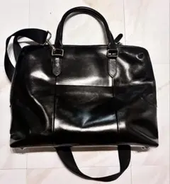 良品】フェリージ ビジネスバッグ 8637/2 純正ネームタグ付 黒 A4