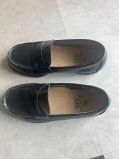 haruta KIDS ブラックローファー