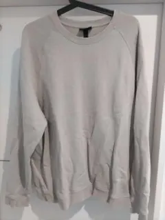 H&M ライトベージュ トレーナー XL