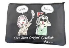 値下げ！美品☆未使用OZOC☆クラッチバッグ☆黒