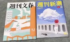 週間文春　週間新潮　2026年9月3日号セット