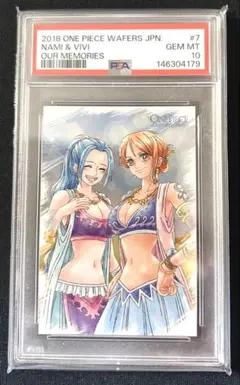 PSA10】ワンピース ウエハースカード ナミ ビビ | Mercari