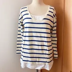 GREEN LABEL RELAXING ボーダー　カットソー　★